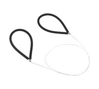 HAPINARY Outil de Fil de Poterie en Acier Inoxydable Poignée Confortable en Caoutchouc Noir, Coupe Précise pour Argile, Adapté aux Ateliers de Sculpture et Création Artistique