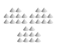 HAPINARY Outils de Poterie Clous Réfractaires Lot de 30 en Oxyde D'aluminium Blanc Pratiques pour Four à Céramique et Cuisson D'argile