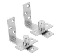 HAPINARY Paire de Charnières Pivotantes en Acier Inoxydable pour Portes Cachées, Système à Double Pivot Conception à Ressort pour Ouverture Fluide Quincaillerie Domestique