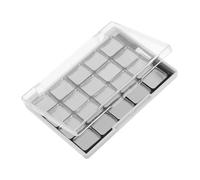 HAPINARY Palette de Rangement Magnétique pour Maquillage Boîte Vide avec Compartiments Amovibles Métal Plateau Rechargeable pour Fards à Paupières et Pinceau Boîte Transparente et Portable