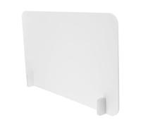 HAPINARY Panneau de Séparation PVC Anti-Gouttelettes 50X30 CM pour Bureau et Réouverture des Écoles Protection Les Infections