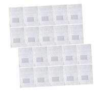 HAPINARY Papier D'aluminium Dissolvant pour Ongles 100 Pièces Feuille Transfert Moyenne Taille pour Gel Ongles Femmes Manucure à Domicile