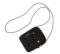 HAPINARY Paquet Bandoulière en Toile Noir Style Mode Simple Plusieurs styles Mini Paquet Ajustable et Portable, Design Multifonctionnel pour Femme pour Sorties Plusieurs styles