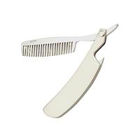 HAPINARY Peigne à Barbe Pliante de Zinc pour Hommes Peigne et Massage Portable pour Coiffage et Soin Barbe pour Père et