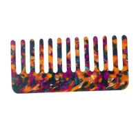 HAPINARY Peigne à Cheveux à Dents Larges Pour Femmes Et Hommes 1 Pièce Peigne Démêlant En Acétate Pour Cheveux Bouclés Et Crépus Accessoire De Coiffure Pratique Couleur Écaille De Tortue