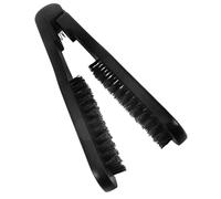 HAPINARY Peigne à Cheveux Double Face Brosse Coiffante Avec Pince Anti-statique Poil De Sanglier Pour Lisser Et Lisser Les Boucles Outil De Coiffure Mixte Élégant Et Polyvalent