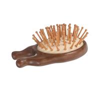 HAPINARY Peigne à cheveux en bois de santal brosse démêlante pour femmes brosse à cheveux souple brosse à cheveux lisse brosse à poils durs peigne à cheveux outils de coiffure pour cheveux fins