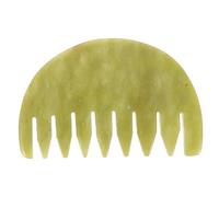 HAPINARY Peigne De Massage Jade Naturel Outil De Grattage Guasha Pour Chevelu Brosse De Voyage Compacte