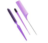 HAPINARY Peigne Pour Chevelu Peigne Démêlant à Trois Têtes Pour Cheveux Noirs Naturels à Queue Épingle Pour Maison