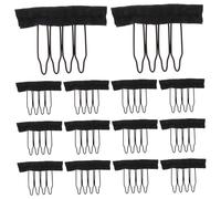 HAPINARY Peignes à Dents Larges pour Perruques 3 Pièces Pinces à Cheveux avec Ressort Accessoires pour Bonnets de Postiche Fixation Solide Adaptés à Différents Types de Cheveux Faciles à Utiliser