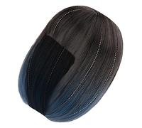 HAPINARY Perruque Courte Réaliste Coupe Au Carré Accessoire De Mode Perruque Femme Aspect Naturel Élégant