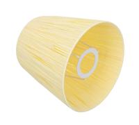 HAPINARY Petit Abat-Jour en Papier Raphia Beige 12 X 12 X 16 CM pour Lampe de Table et Lampadaire, Chambre et Salon