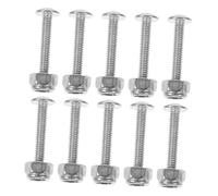 HAPINARY Pièces Détachées pour Foot Professionnel en Fer Galvanisé Argenté, Vis Robustes 15pcs pour Joueurs de Foot, Installation Facile et Stabilité Améliorée