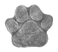HAPINARY Pierre Commémorative pour Animaux Résine Résistante Statue de Tombeau de Jardin Extérieur Souvenir Patte Dempreinte pour Chien Décoration Funéraire pour Cour