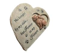 HAPINARY Pierre Commémorative pour Chat en Résine Statue Tombale pour Animaux Décor De Jardin 30 Cm Extérieur en Mémoire De Votre Animal De Compagnie Bien- Présent De Condoléances