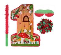 HAPINARY Piñata Décoration Adorable et Unique en Papier pour Fête D'anniversaire Champignon Jeu de Casse-candy Amusant Bébé Fille 1 An pour Anniversaire Garçon et Filles