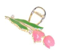 HAPINARY Pince à Cheveux Tulipe Décorative Élégante Pour Femme Accessoire Pour Cheveux Fins Ou Épais Pince à Griffes