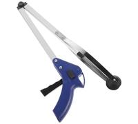 HAPINARY Pince à déchets ramasseur de déchets bleu en caoutchouc, pince longue pour ramassage dechet, outil de préhension pour travailleurs sanitaires, pratique pour atteindre étagères