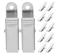 HAPINARY Pince Crocodile Métallique Miniature 20 Pièces Clips À Ressort Pratiques Pour Bricolage Électricité Et Artisanat - Idéal Pour Fils Peinture Rideaux