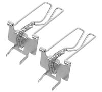 HAPINARY Pinces à Billets Métal Lot de 2 Clips pour Caisse Enregistreuse Accessoire pour Petites Entreprises Rangement Billets