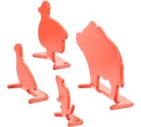 HAPINARY Piquets de Tir en Acier Inoxydable Lot de 4 pour Pratique du Tir à Larc Cibles Réactives pour Usage Intérieur