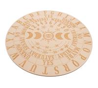HAPINARY Planche en Bois Khaki pour Radiesthésie Motifs Décoratifs, Confortable et Pratique pour Noël et Anniversaires, pour Débutants en Divination
