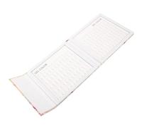 HAPINARY Plaque D'échantillons de Vernis à Ongles 120 Couleurs en Abs et Pet, Carte de Présentation pour Salon Professionnel, Support Blanc pour Apprentissage et Pratique