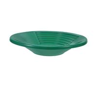 HAPINARY Poêle à Tamis pour Orpaillage Extérieur Plastique Vert Tamisage Précis avec Rainures Équipement Léger et Portable pour Prospection Aurifère DIY et Récupération Or