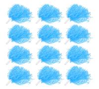 HAPINARY Pompons de Danse à Poignée, Lot de 12 Pièces, Bleu, PE | Compétition Scolaire et Chorégraphie de Cheerleading, Prise Facile, Bel Éclat