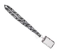 HAPINARY Porte-Cartes avec Cordon Étui pour Carte Identité Porte-Badge Portable Pochette pour Étiquette Protège-Cartes Étudiant