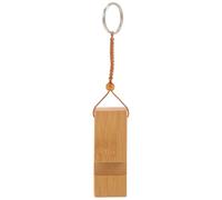 HAPINARY Porte-clés Structure Stable Mini Support de Téléphone Portable en Bois et Corde Résistant et Léger, Maison Voyages