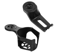 HAPINARY Porte-gobelet à Pince pour Bureau Noir 2pcs en Abs Crochet Rotatif Stable et Installation Facile, Accessoire de Bureau pour Gaming et Espace de Travail