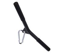 HAPINARY Poulie Musculation Poignée D'entraînement de Force en Acier Noir, Barre de Traction d'exercice pour Posture Assise, Accessoires de Gym Adaptés aux Épaules et Triceps