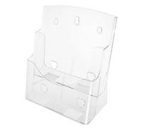 HAPINARY Présentoir Flyer Transparent à Deux Niveaux pour Brochures et Prospectus Support de Documents Polyvalent et Facile à Installer pour Bureaux Écoles et Commerces