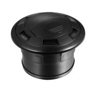 HAPINARY Prise de Climatisation pour Caravanes et Bus en Abs Noir Rond, Facilite la Ventilation et Assure un Intérieur Confortable Vacances en Camping-
