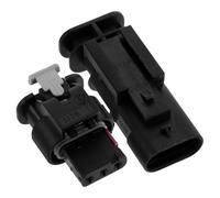 HAPINARY Prise Radar Connecteur Mâle et Femelle Lot de 1 pour Câble d'alimentation de Radar de Recul à Cellule Photoélectrique de Pare-Chocs de Voiture Compatible Véhicule Allemand