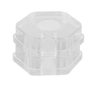 HAPINARY Protection Antidérapante Hexagonale Transparente en Caoutchouc pour Barre de Traction de Porte Paire de Coussinets D’Extrémité Résistants à L’Usure Accessoire Fitness pour