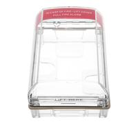 HAPINARY Protection Complète en Plastique pour Interrupteur D'alarme Incendie Manuel, Couvercle Protecteur Facile à Installer Assurant Propreté et Sécurité du Bouton D'appel