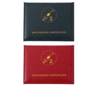 HAPINARY Protège-Cartes Couverture Protectrice Facile à Utiliser 2 Pièces en Cuir PU Double Emplacement Pratique pour Organiser Vos Cartes Essentielles