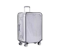 HAPINARY Protège-Valise en PVC, Housse Extensible pour Trolley Case | Accès Facile aux Poignées, Protection Anti-rayures, Base à Ruban Auto-adhésif, pour Hôtel et Gare