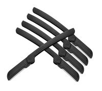 HAPINARY Rasoir à Sourcils Pliable En Acier Inoxydable 5 Pièces Outil De Dermaplaning Réutilisable Compact Et Portable Et Hommes Toilettage En Déplacement Avec Protection En Maille