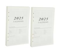 HAPINARY Recharge Papier Agenda Format Papier Notepad Refill sans Date Détachables pour Planificateur Hebdomadaire et Tâches Recharges Pratiques pour Carnet à Anneaux