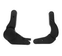 HAPINARY Réglage de l'angle Dossier de Chaise de Course 180 Degrés, Accessoire Robuste en Métal et Abs pour Chaise de Gamer Noir, 1 Set Fiable et Ajustable