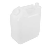 HAPINARY Réservoir de mélange d'huile pour tronçonneuse 4L en PP blanc, double bec verseur, facile à nettoyer, burette à huile pour usage en atelier et dosage précis