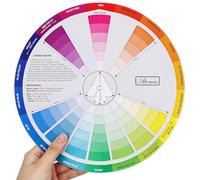 HAPINARY Roue Chromatique Nuancier pour Nail Art en Papier, Guide Simple des Relations de Couleurs, Outil Créatif et Clair pour Apprentissage Professionnel