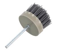 HAPINARY Roue de Polissage pour Perceuse Brosse Abrasive Métallique Ébavurage Précis Meulage Compatible Surfaces Métalliques Outils de Finition Industrielle