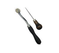 HAPINARY Roue de Surpiqûre Robuste pour Cuir Papier et Outil de Couture avec Espacement Précis Roulette Artisanale pour Travaux Manuels