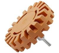 HAPINARY Roue Gomme Caoutchouc pour Perceuse 4 Pouces D'engrenage pour Dissolution Adhésive et Retrait Autocollants Voiture Usage Domestique et Industriel