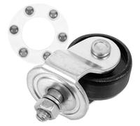 HAPINARY Roue Métallique pour Cric de Plancher Hydraulique 2 Tonnes en Acier Robuste Roulettes Pivotantes pour Accessoires de Levage Flexibles