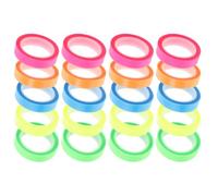 HAPINARY Ruban Adhésif Transparent Pet 20 Rouleaux pour Lecture, Surligneur Coloré Texture Douce et Design Simple, pour Annotation sans Bloquer le Texte
